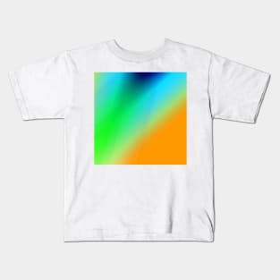 green yellow orange abstract texture pattern background Kids T-Shirt